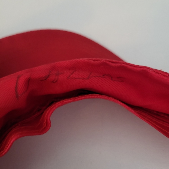 Vintage Six Flags Red and Yellow Embroidered Visor Adjustable - Picture 4 of 5